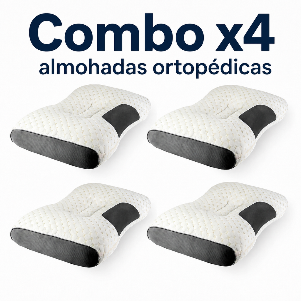 PAGA 1 Y RECIBE 4 ALMOHADA CerviLux™ - Despierta sin dolor de cuello desde la primera noche