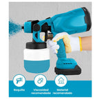 🎨 Spray ProMax™ | Pistola de Pintura Inalámbrica + 2 Baterías
