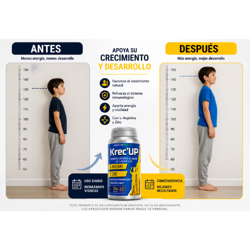 Krec’UP Pro: Fórmula de crecimiento avanzada