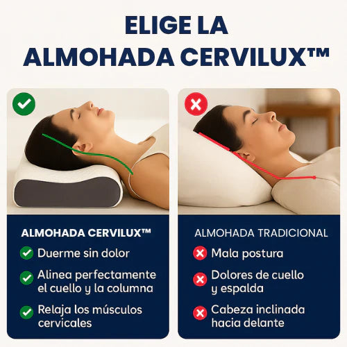 PAGA 1 Y RECIBE 4 ALMOHADA CerviLux™ - Despierta sin dolor de cuello desde la primera noche
