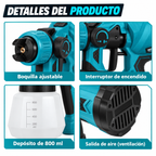 🎨 Spray ProMax™ | Pistola de Pintura Inalámbrica + 2 Baterías