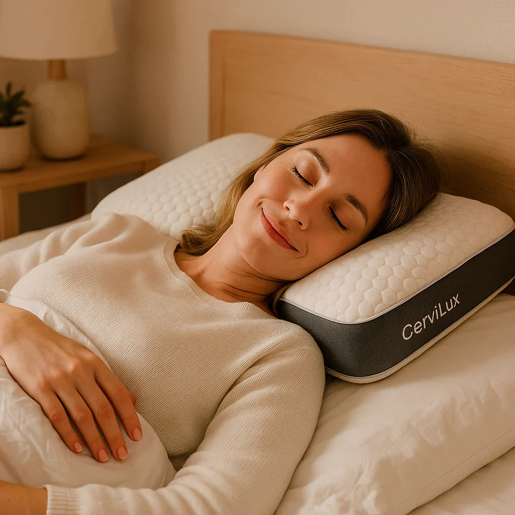 PAGA 1 Y RECIBE 4 ALMOHADA CerviLux™ - Despierta sin dolor de cuello desde la primera noche