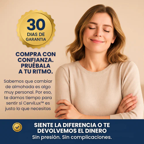 PAGA 1 Y RECIBE 4 ALMOHADA CerviLux™ - Despierta sin dolor de cuello desde la primera noche