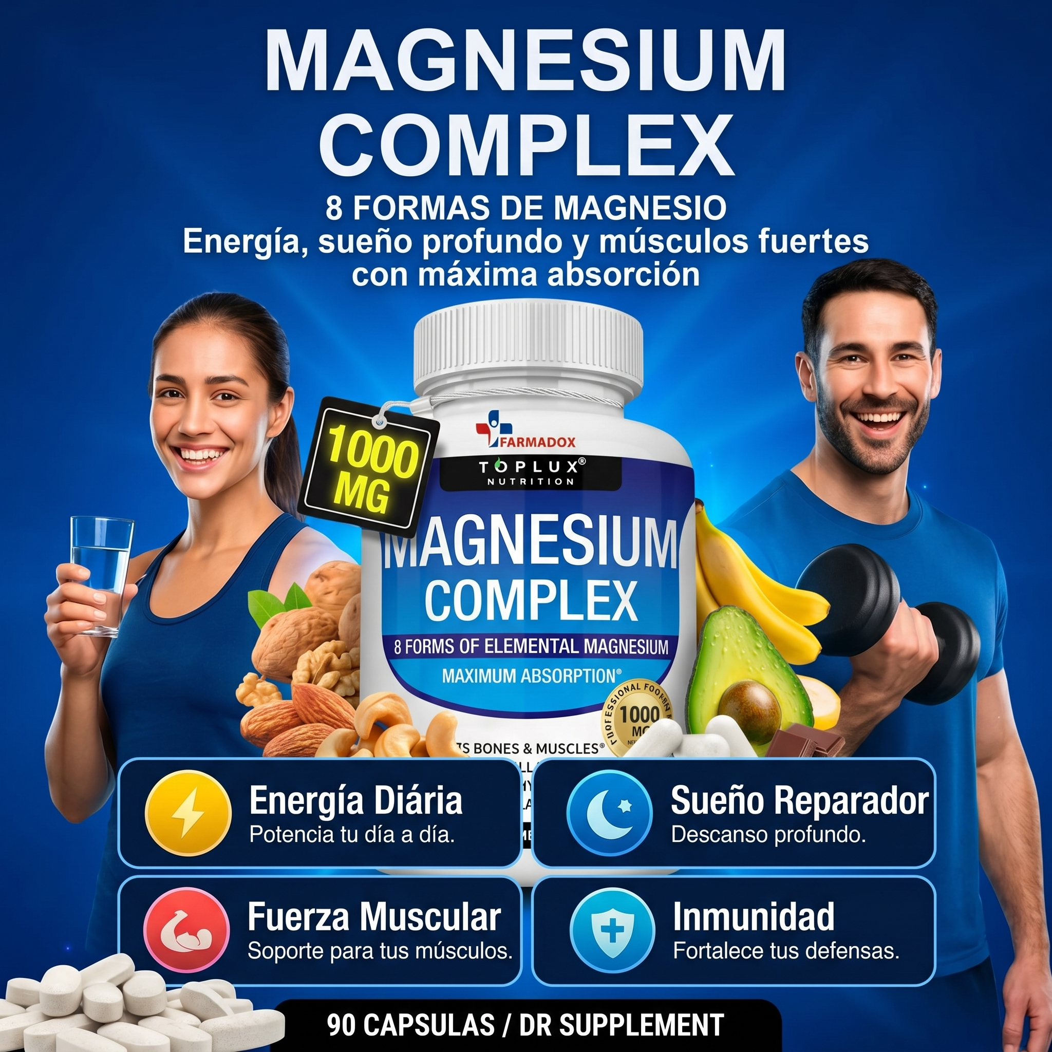 ✨ Complejo de magnesio NeuroZen™ ⚡ Recupera tu energía, relaja tu cuerpo y vuelve a dormir profundamente desde los primeros días 💙