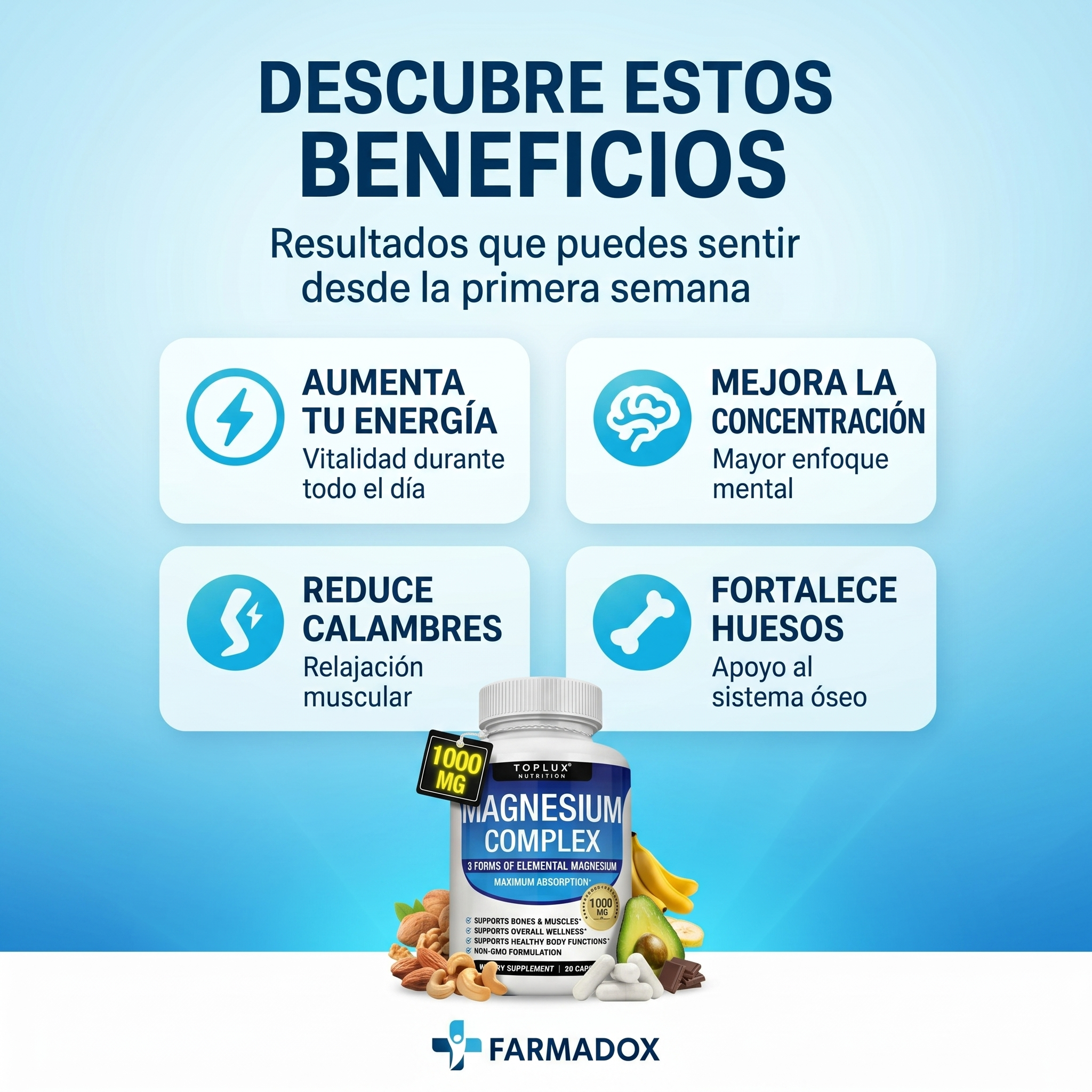 ✨ Complejo de magnesio NeuroZen™ ⚡ Recupera tu energía, relaja tu cuerpo y vuelve a dormir profundamente desde los primeros días 💙