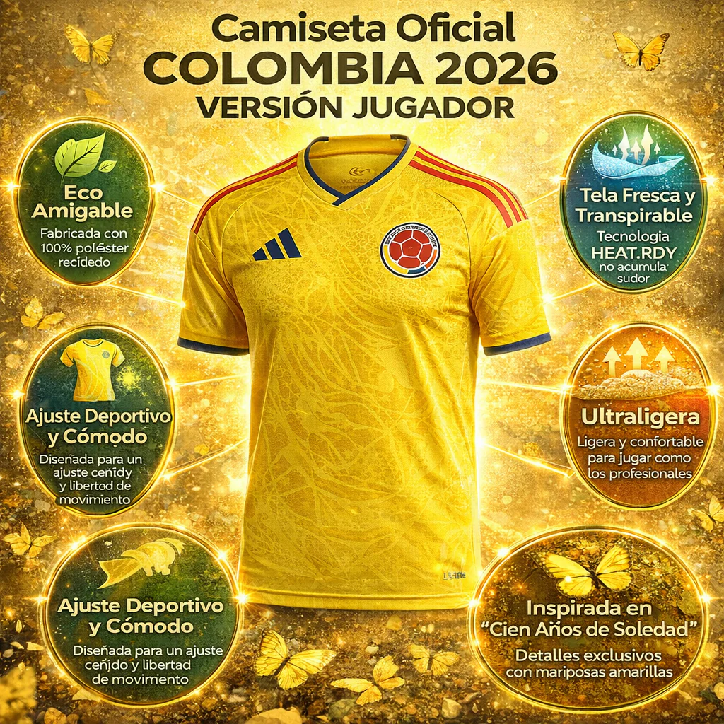 CAMISETA SELECCION COLOMBIA 2026