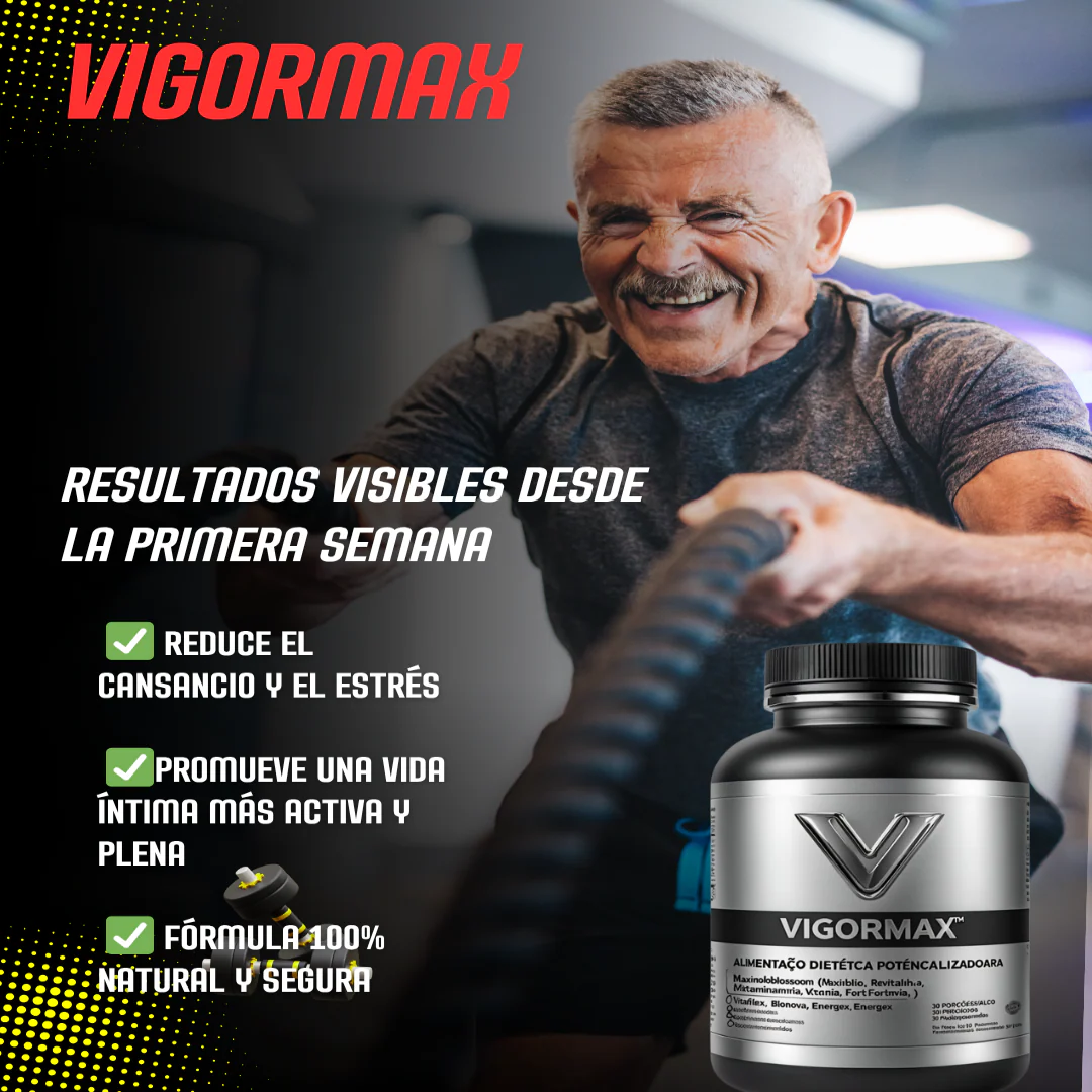 VIGORMAX, Desarrollado para ayudar a mejorar la disposición y la energía masculina en la vida diaria.
