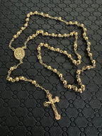 Camándula oro laminado 18k balín #6
